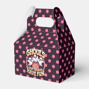 Funny Retro Ghost Halloween Favour Box