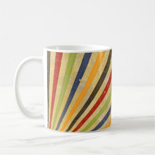 Funny Retro Grunge Rays + your idea Coffee Mug