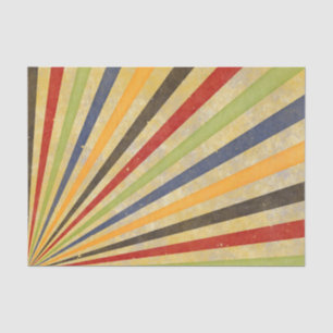 Funny Retro Grunge Rays + your idea Tissue Paper