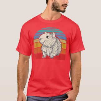 Funny Retro Guinea Pig Graphic T-Shirt
