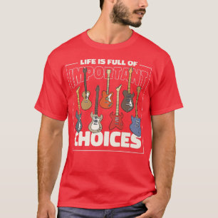 Funny Retro Guitar Guitarist Music Lover Guitar Ba T-Shirt