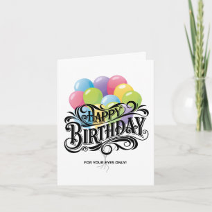 Funny Retro Happy Birthday Card Do Me A Favour