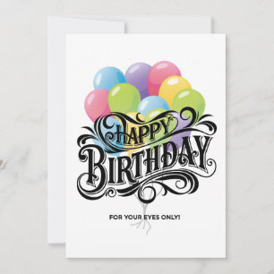 Funny Retro Happy Birthday Card Do Me A Favour