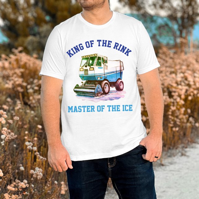Funny Retro Hockey Ice Resurfacer King of the Rink T-Shirt (Creator Uploaded)