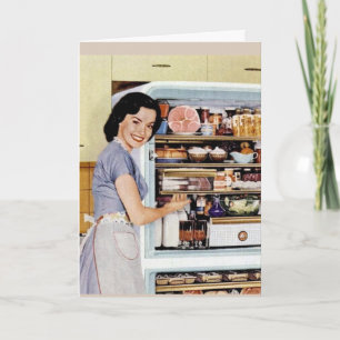 FUNNY RETRO HOUSEWIFE FRIENDSHIP CARD