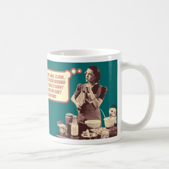 Funny Retro Housewife Mug (Right)