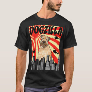 Funny Retro Japanese Dogzilla Soft Coated Wheaten  T-Shirt