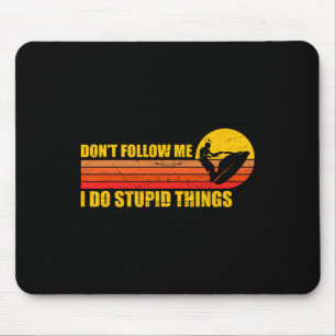 Funny Retro Jet Ski Jetski Jet Skier Vintage Mouse Mat