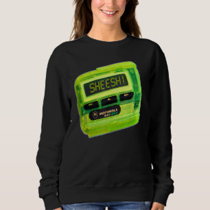 Funny Retro Meme Sheesh Sheeesh Viral Trending Mem Sweatshirt