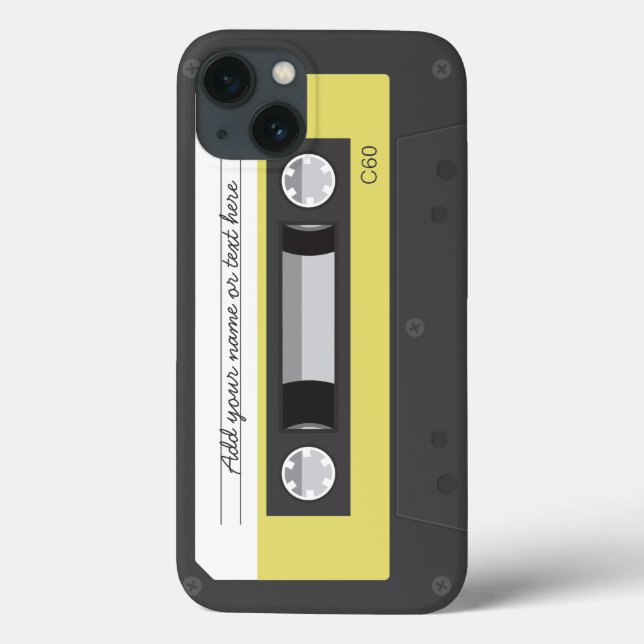 Funny Retro Music Cassette Tape iPhone 6 Case (Back)