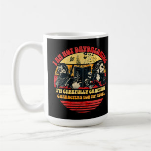 Funny Retro Not Daydreaming Author Coffee Mug