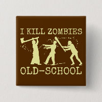 Funny Retro Old School Zombie Killer Hunter
