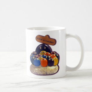 FUNNY RETRO PET ROCK CONCERT 1970'S ROCK ON! COFFEE MUG