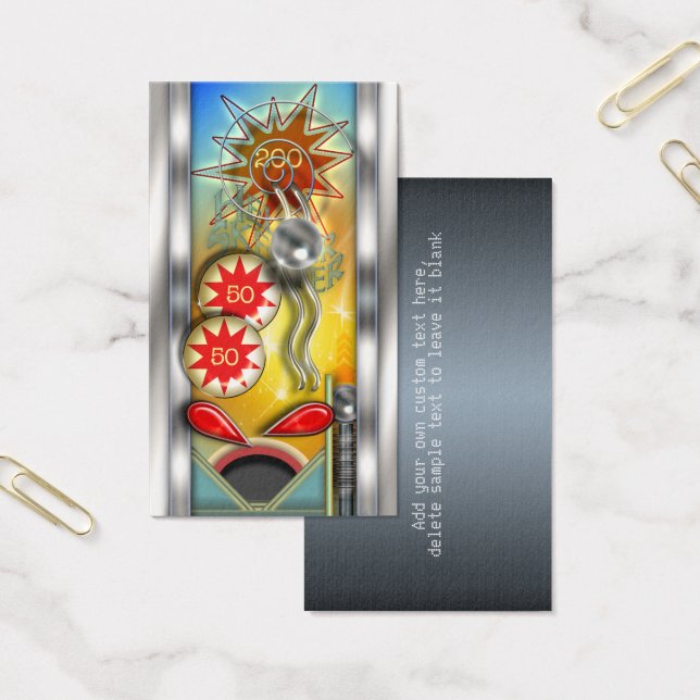 Funny Retro Pinball Machine Personalised (Office)