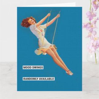 Funny Retro Pinup Card
