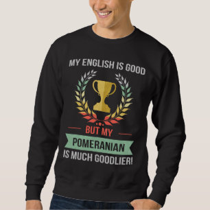 Funny Retro Pomeranian Dog Breed Owner Sweatshirt