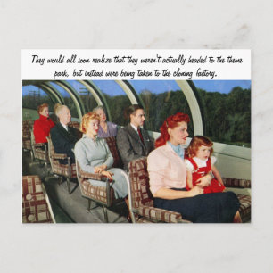 Funny Retro Postcard