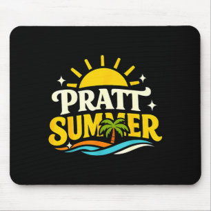 Funny retro pratt summer california political mouse mat