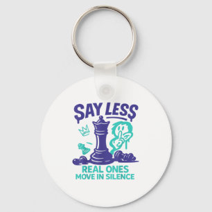 Funny Retro Purple Grape 5 Matching Men Women Team Key Ring