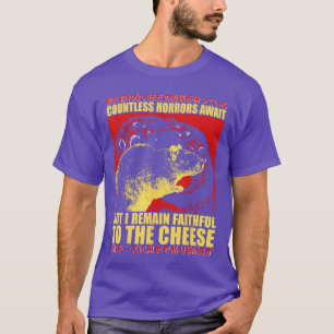 Funny Retro Rat Countless Horrors Await Japanese M T-Shirt