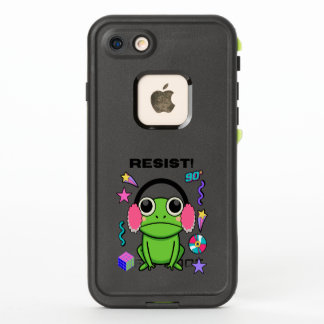 Funny Retro Resist Frog – Vintage 90s Rebellion Fr