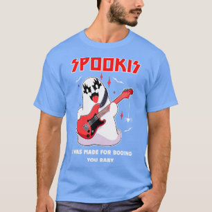 Funny Retro Rock Sheet Ghost Men Kids Women Hallow T-Shirt