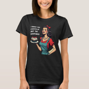 Funny Retro Sarcastic Attitude Fucupcakes Tee