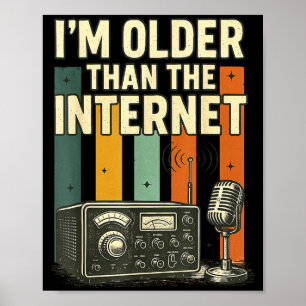 Funny Retro Saying Vintage Humor Internet Nostalgi Poster