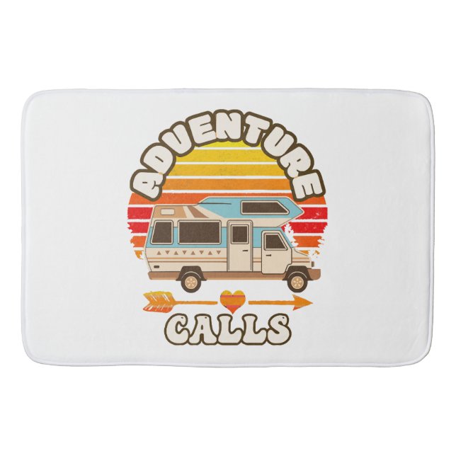  Funny Retro St Patricks Day - Camp Shenanigans Co Bath Mat (Front)