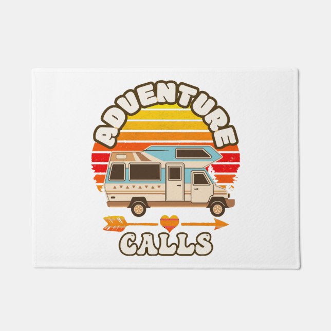  Funny Retro St Patricks Day - Camp Shenanigans Co Doormat (Front)