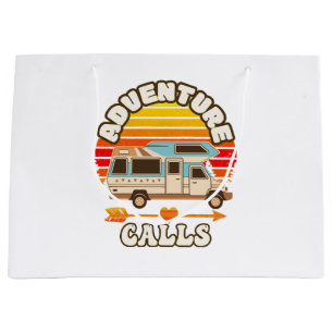 Funny Retro St Patricks Day - Camp Shenanigans Co Large Gift Bag