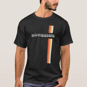Funny Retro Synthesizer Synth Keyboard Collector M T-Shirt