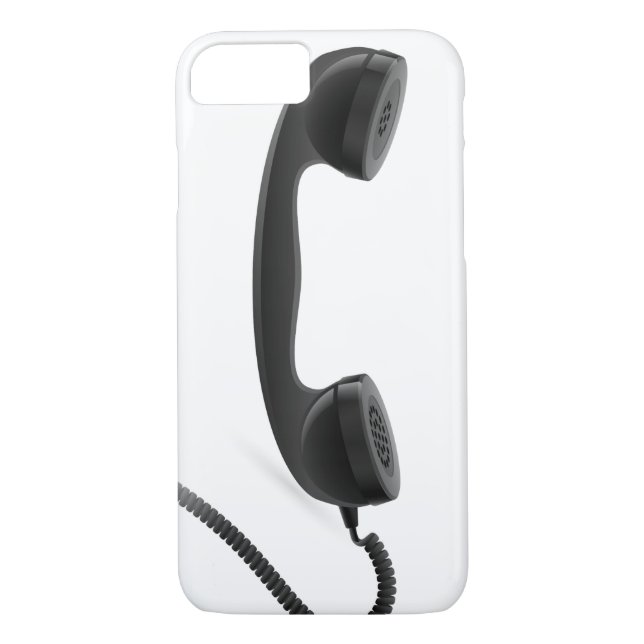 Funny Retro Telephone Handset Case-Mate iPhone Case (Back)