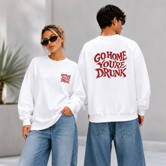 Funny Retro Typographic Art Tee Sweatshirts