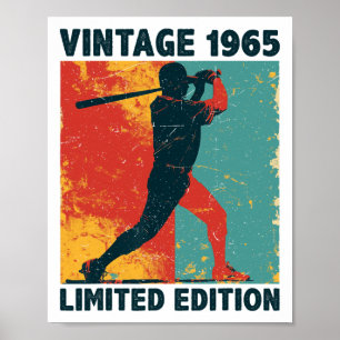 Funny Retro Vintage 1965 Bysebyll Lover Limited Ed Poster