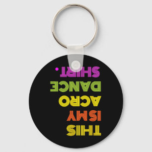 Funny Retro Vintage Acro Dance For Her Women Or Gi Key Ring