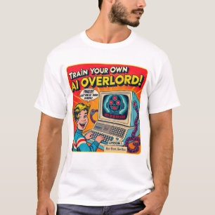 Funny retro vintage AI overlor  T-Shirt
