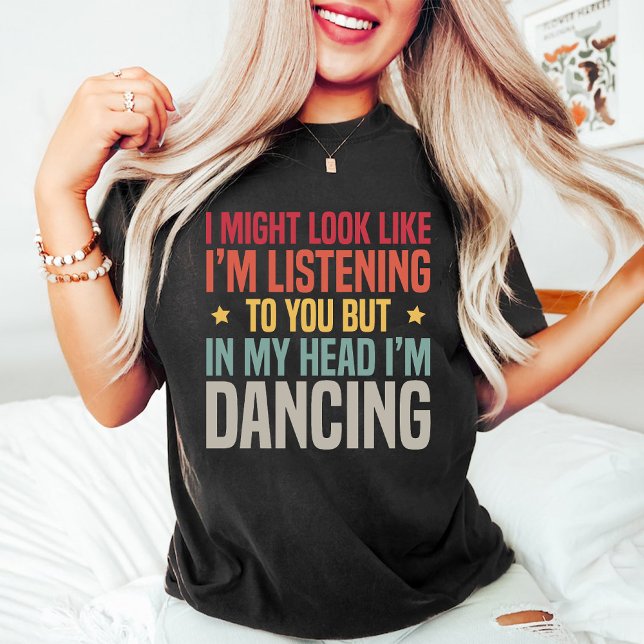Funny Retro Vintage Dance Teacher Black T-Shirt (Funny Retro Vintage Dance Teacher Black T-Shirt)