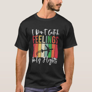 Funny Retro Vintage Flight Attendant Girl I Catch T-Shirt