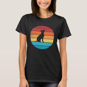 Funny Retro vintage Pit Bull Dogs and cute animal T-Shirt