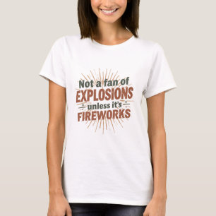 Funny Retro Vintage Shirt for Fireworks Lovers and