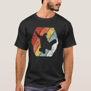 Funny Retro Vintage Snowboarding 80s Style T-Shirt