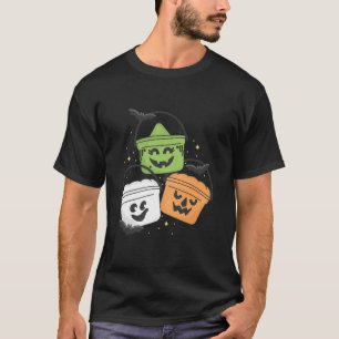 Funny Retro Vintage Spooky Chicken Nuggets Pumpkin T-Shirt