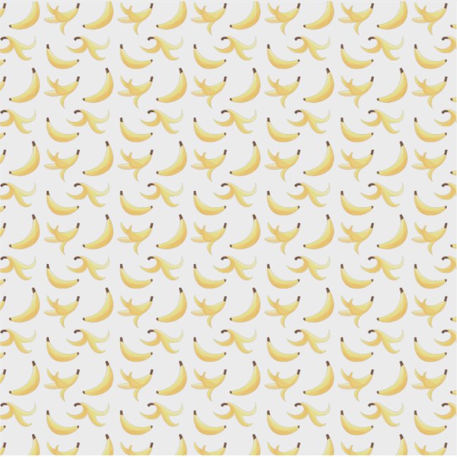 Funny Retro Yellow Banana Pattern Party Editable (Front)