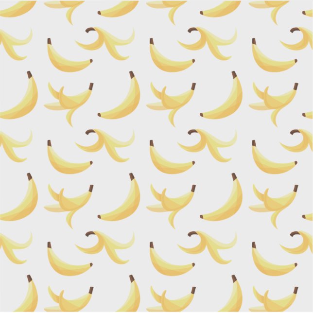 Funny Retro Yellow Banana Pattern Party Editable (Front)