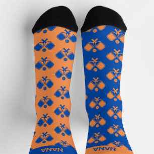Funny Reversed Pickleball Crew Socks