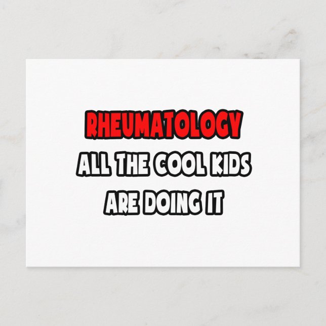 Funny Rheumatologist Shirts and Gifts Postcard (Front)