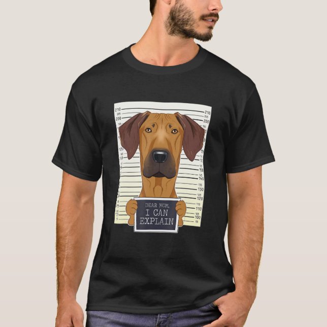 Funny Rhodesian Ridgeback Mum I Rhodesian Ridgebac T-Shirt (Front)