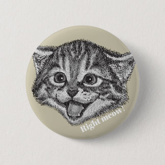 Funny Right Meow! Button