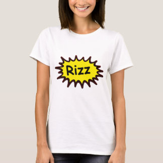Funny ‘Rizz’ Women’s White T-Shirt - Gen Z Humor, 